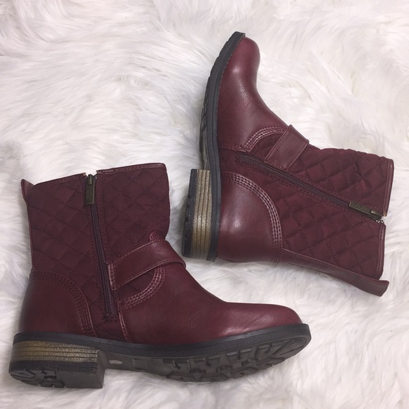 🎉NEW GC Good Choice Maroon Quilted Boots 7 - Picture 4 of 4